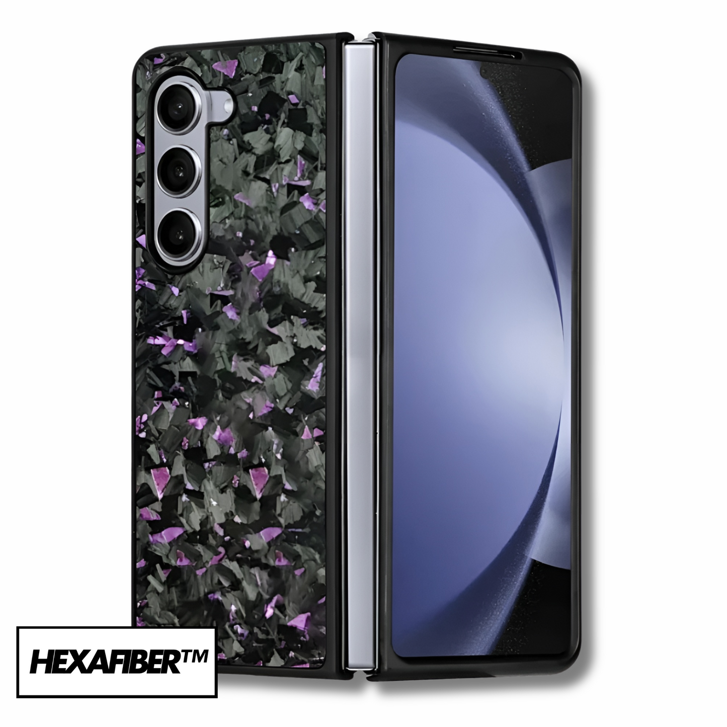 Samsung Galaxy Z Models Forged Carbon Fiber Case