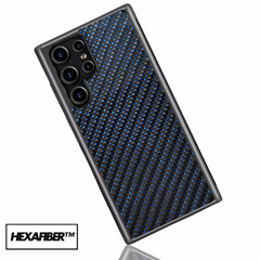 Samsung Galaxy S-Models Woven Carbon Fiber Case | Blue