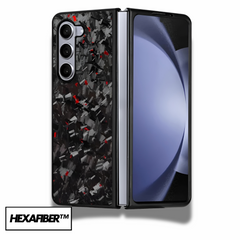 Samsung Galaxy Z Models Forged Carbon Fiber Case