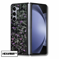 Samsung Galaxy Z Models Forged Carbon Fiber Case